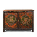 Painted Tibetan Altar Cabinet - 18thC
