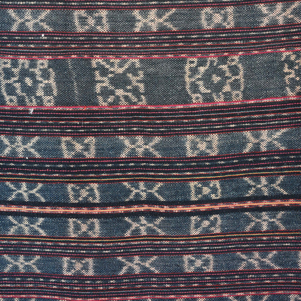 Vintage Hand spun and Hand-woven Cotton Sarong from Solor