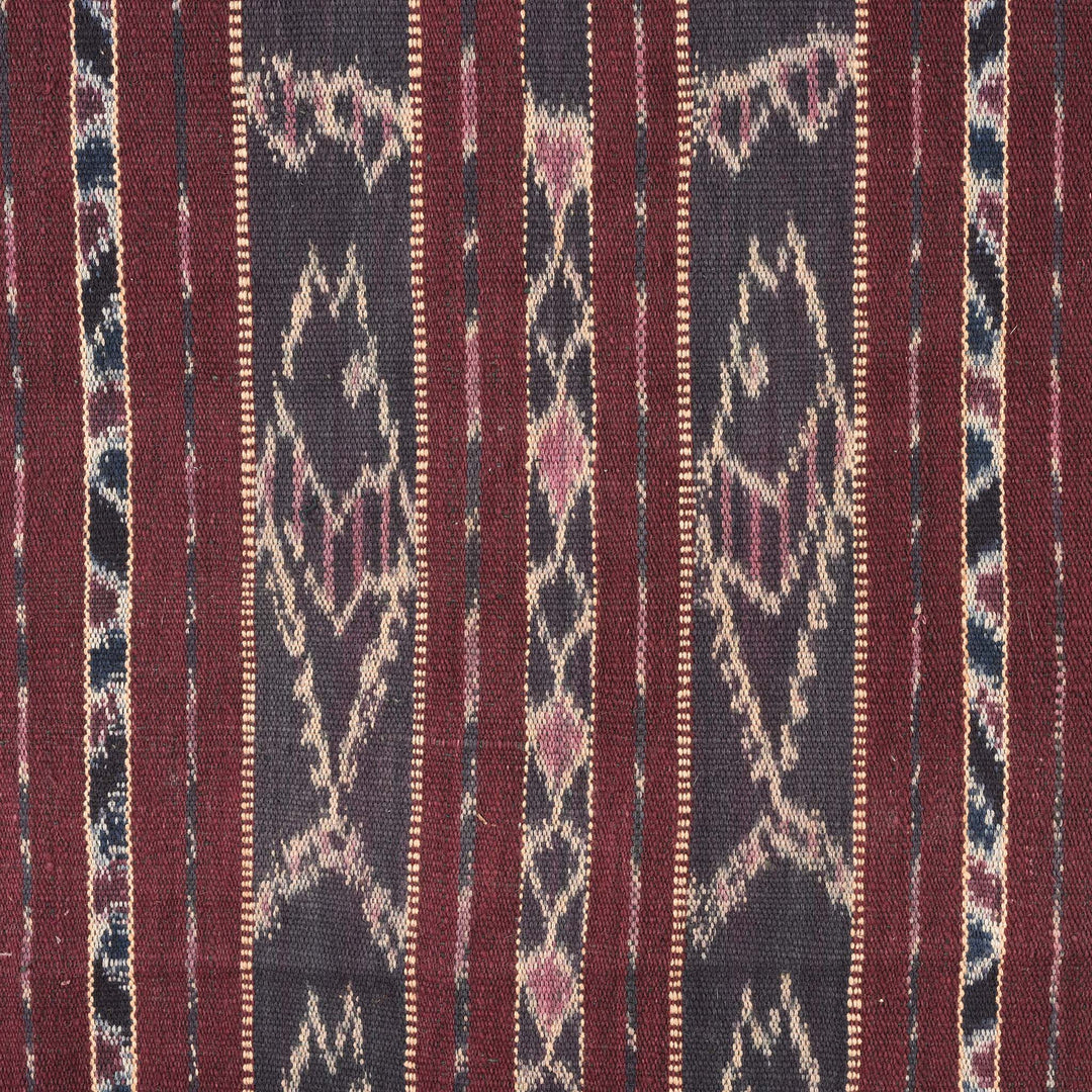 Handloom Cotton Ikat Sash From Alor - Circa 80yrs old | Indigo Antiques