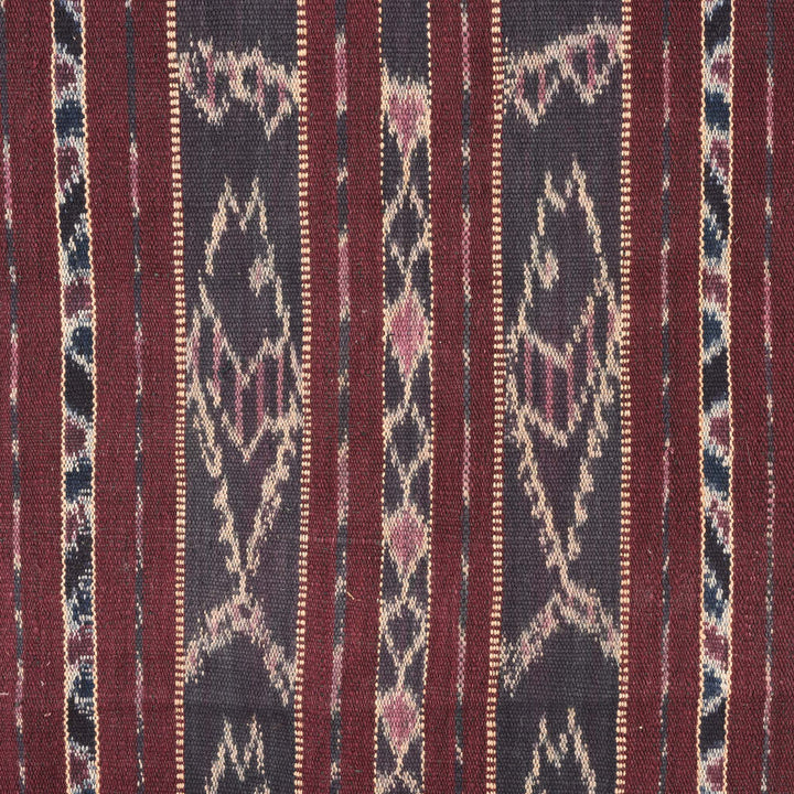Handloom Cotton Ikat Sash From Alor - Circa 80yrs old | Indigo Antiques