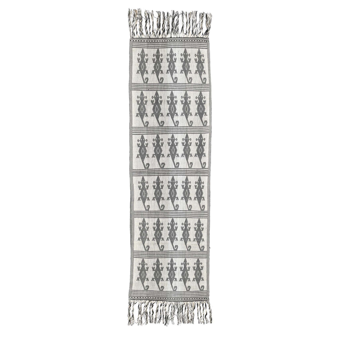 Antique Vintage Hand woven Cotton Sash from Selandang - Komodo Dragon Design | Indigo Antiques