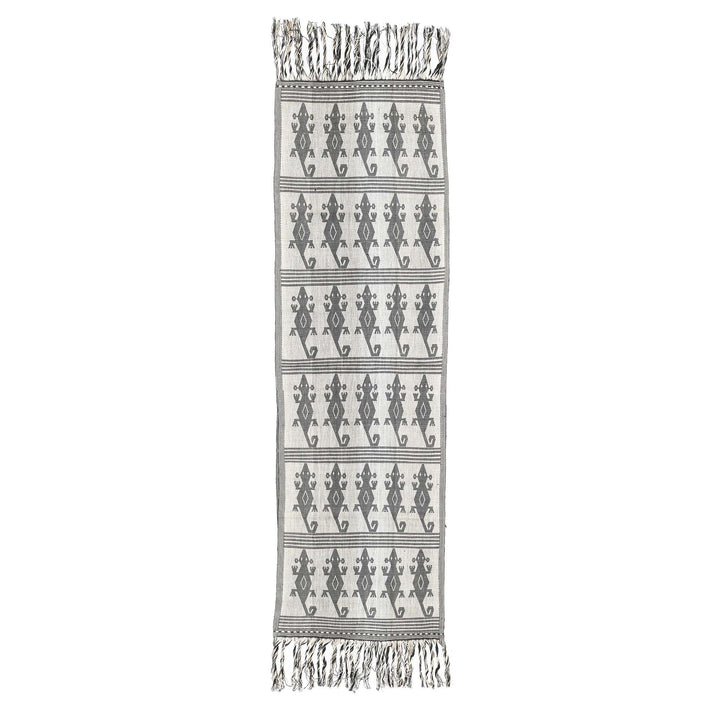 Antique Vintage Hand woven Cotton Sash from Selandang - Komodo Dragon Design | Indigo Antiques