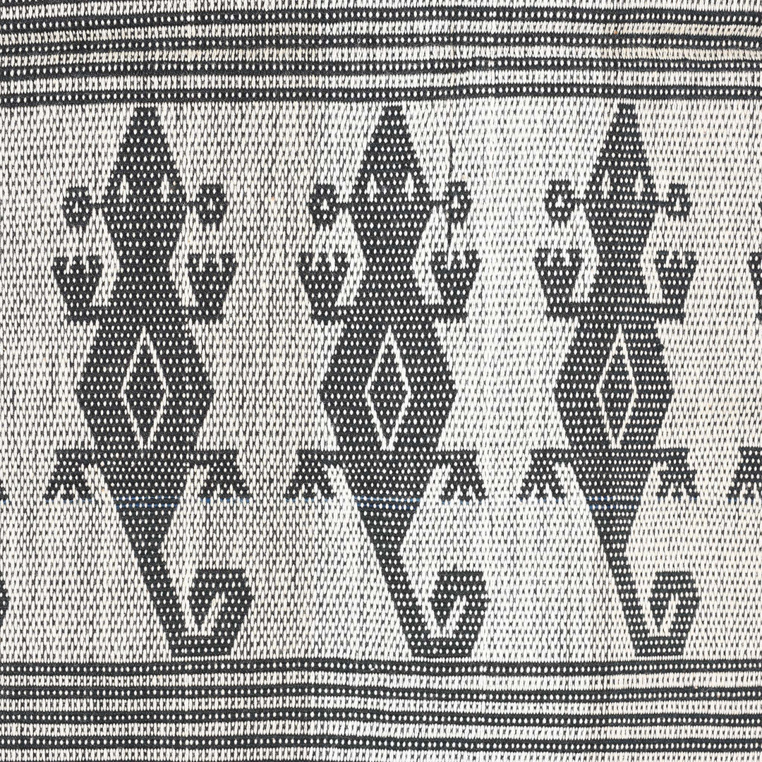 Dragon Detail From Antique Vintage Hand woven Cotton Sash from Selandang - Komodo Dragon Design | Indigo Antiques