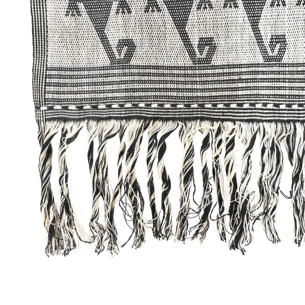 Detail From Antique Vintage Hand woven Cotton Sash from Selandang - Komodo Dragon Design | Indigo Antiques