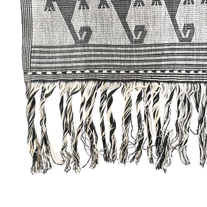 Detail From Antique Vintage Hand woven Cotton Sash from Selandang - Komodo Dragon Design | Indigo Antiques
