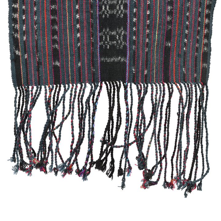 Vintage Hand Woven Cotton Ikat Sash From Sikka District Flores | Indigo Antiques