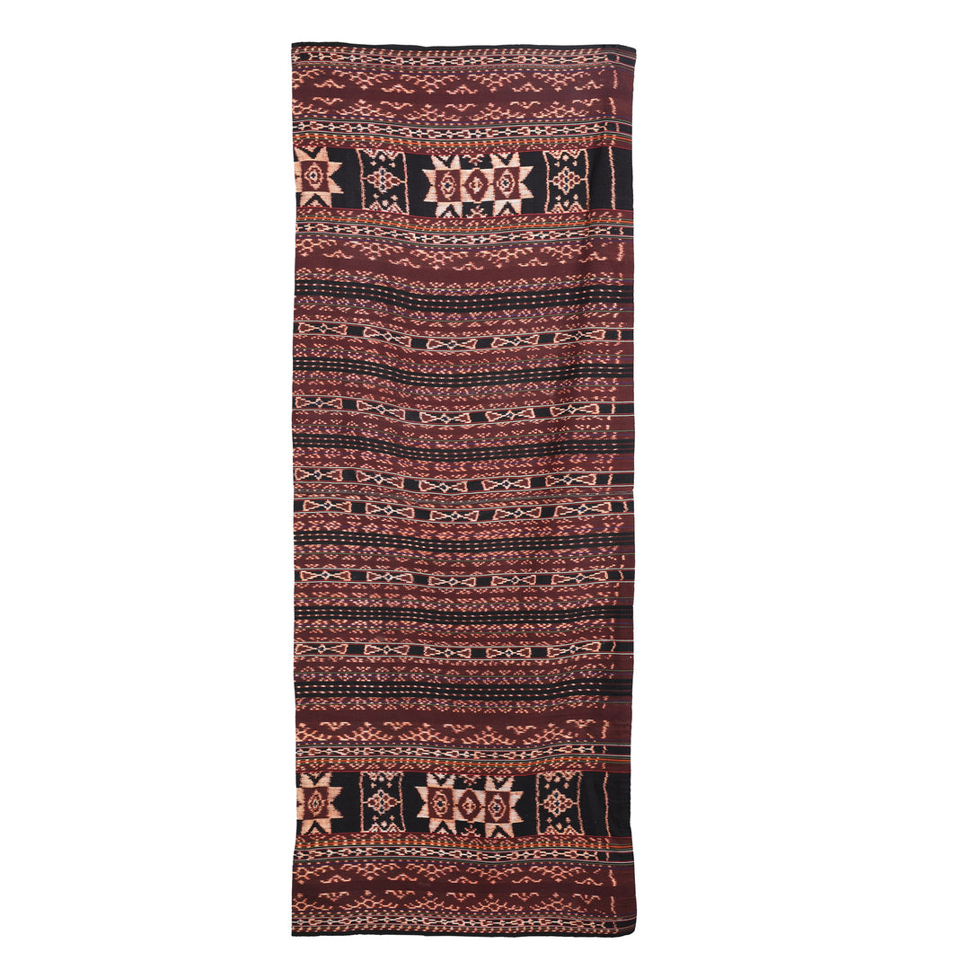 Antique Handloom Cotton Ikat Sarong from Flores - Circa 90yrs Old | Indigo Antiques