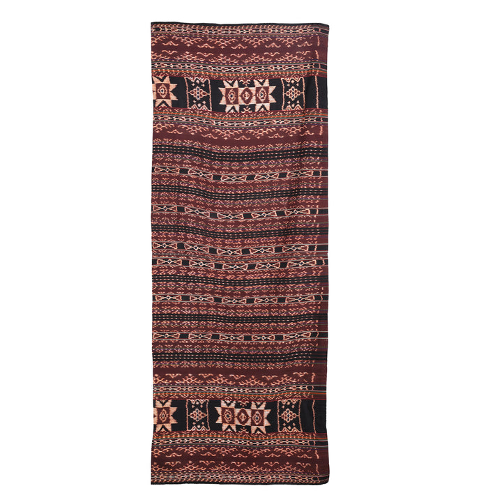 Antique Handloom Cotton Ikat Sarong from Flores - Circa 90yrs Old | Indigo Antiques