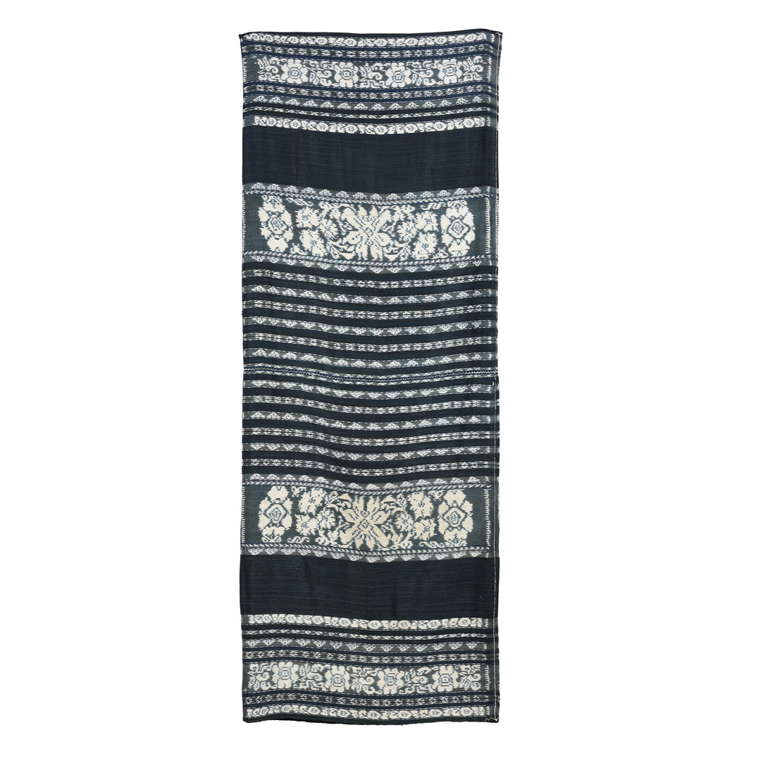 Antique Indigo Cotton Ikat Sarong from Flores - Circa 90yrs Old | Indigo Antiques