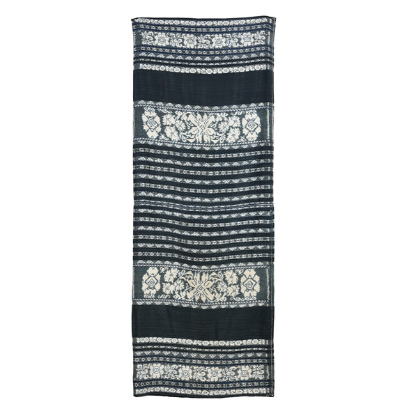 Indigo Cotton Ikat Sarong from Flores - Circa 90yrs Old