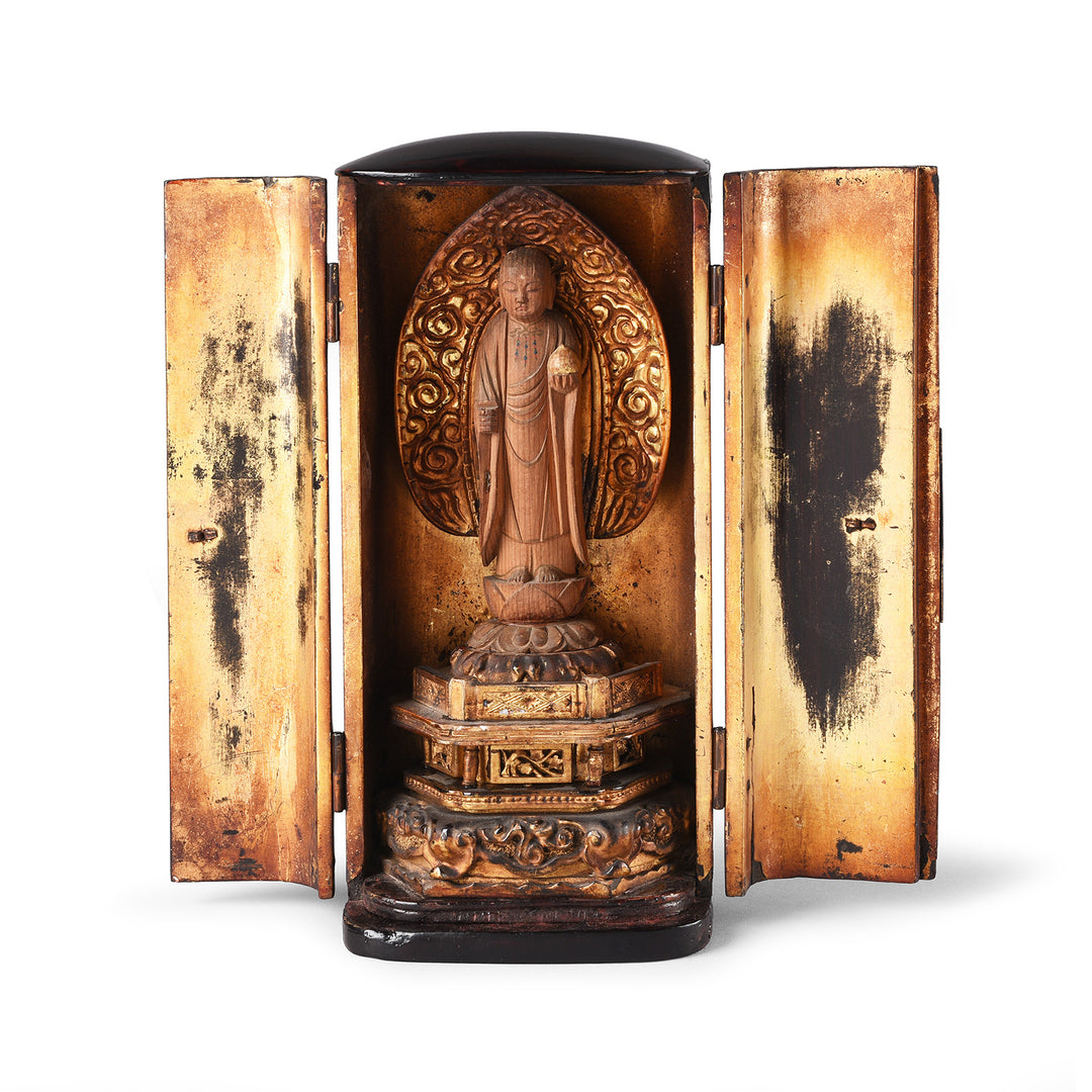 Antique Japanese Lacquer Zushi Buddha Shrine - Meiji Period (1868-1912) | Indigo Antiques