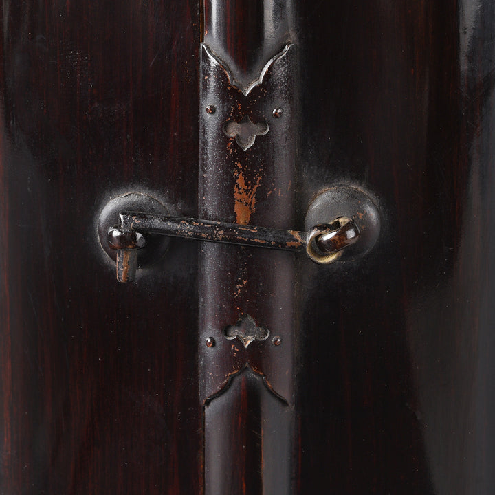 Latch Detail From Antique Japanese Lacquer Zushi Buddha Shrine - Meiji Period (1868-1912) | Indigo Antiques