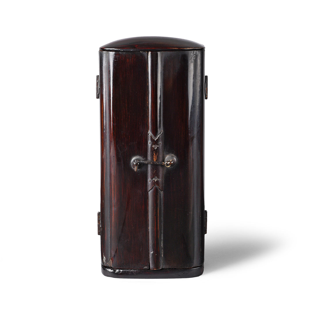 Closed View Of Antique Japanese Lacquer Zushi Buddha Shrine - Meiji Period (1868-1912) | Indigo Antiques