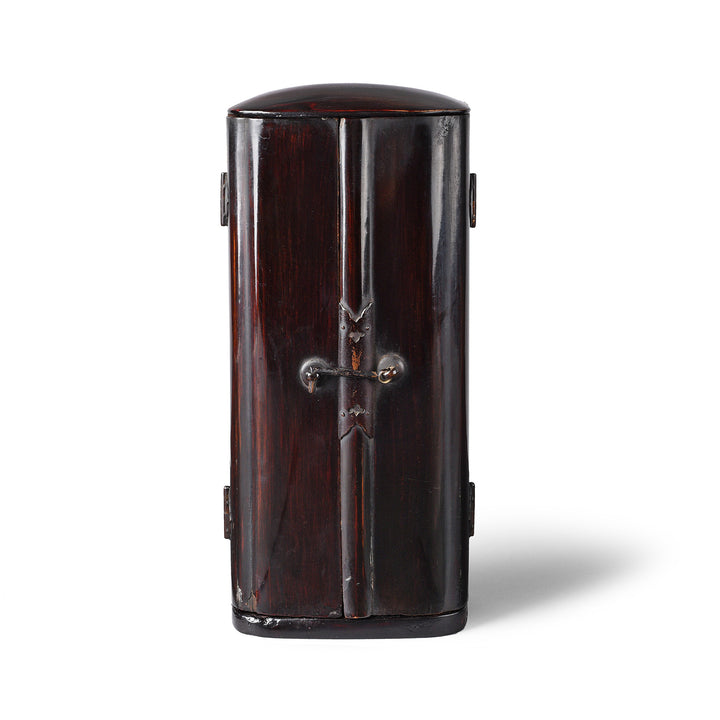 Closed View Of Antique Japanese Lacquer Zushi Buddha Shrine - Meiji Period (1868-1912) | Indigo Antiques