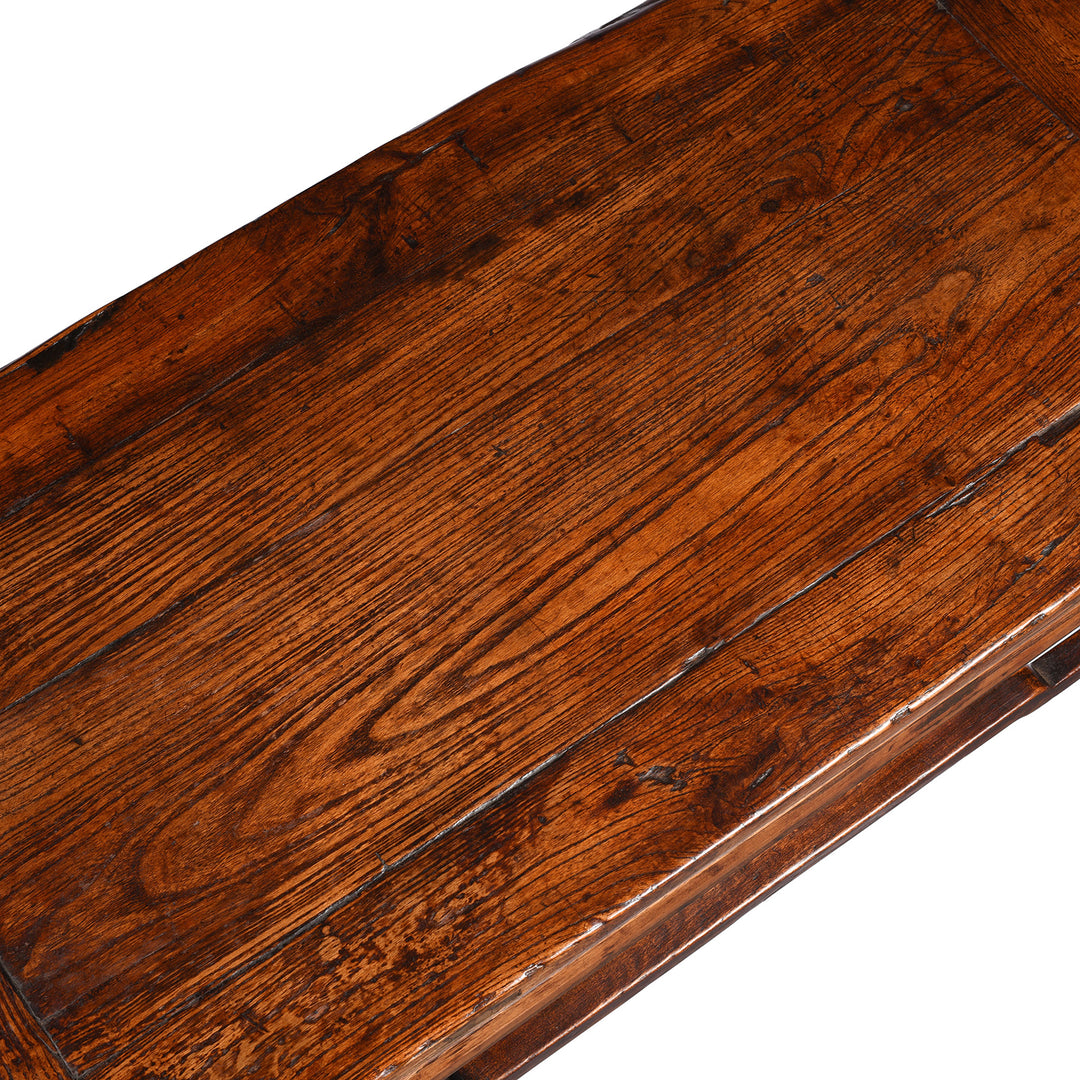 Surface Detail From Compact Coffee Table From Shanxi - 19thC | Indigo Antiques