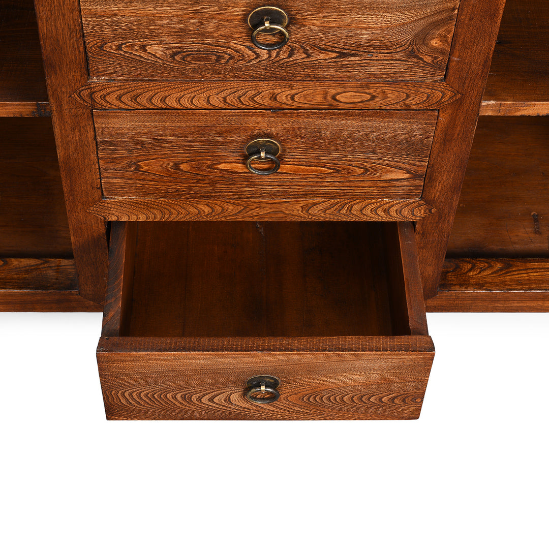 Drawer Interior From Chinese Elm & Poplar Sideboard - 19thC | Indigo Antiques