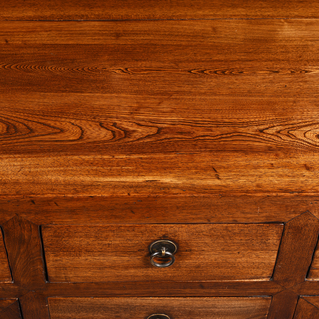 Detail From Chinese Elm & Poplar Sideboard - 19thC | Indigo Antiques