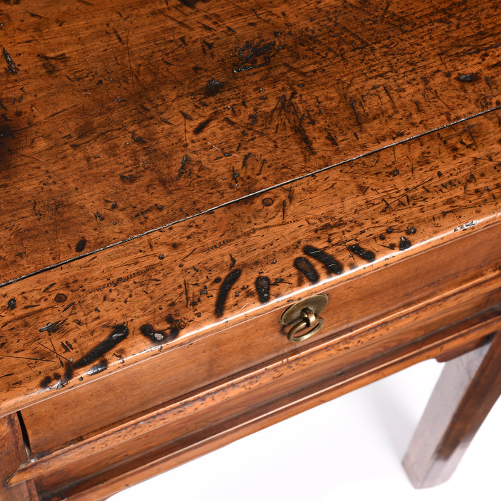 Burn Marks On Pear & Cypress Ming Style Table From Jiangsu, China - 19thC
