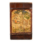 Tibetan Painted Panel of Güsh Khaan With Tiger - 18thC