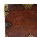 Tibetan Brass Bound Leather Trunk - 19thC