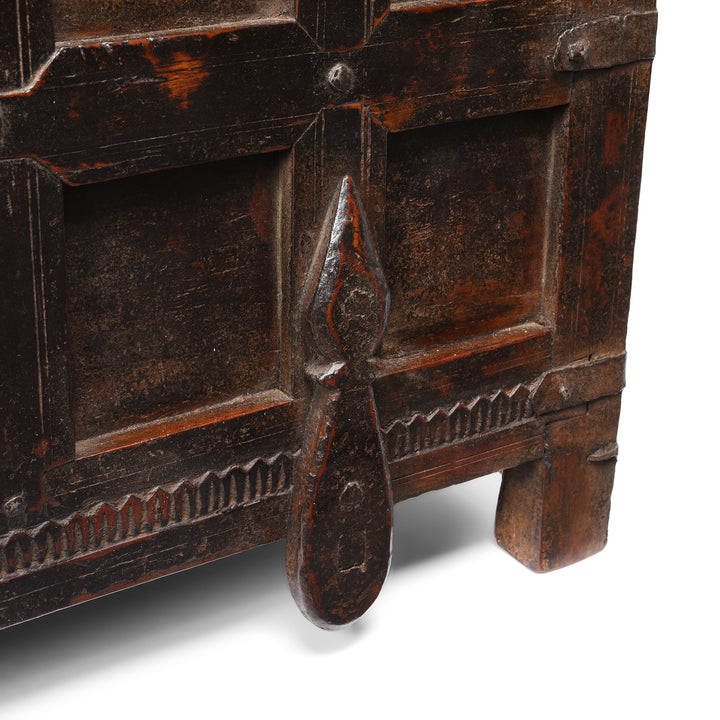 Detail From Nepalese Chest From Tribal Temang - 19thC | Indigo Antiques
