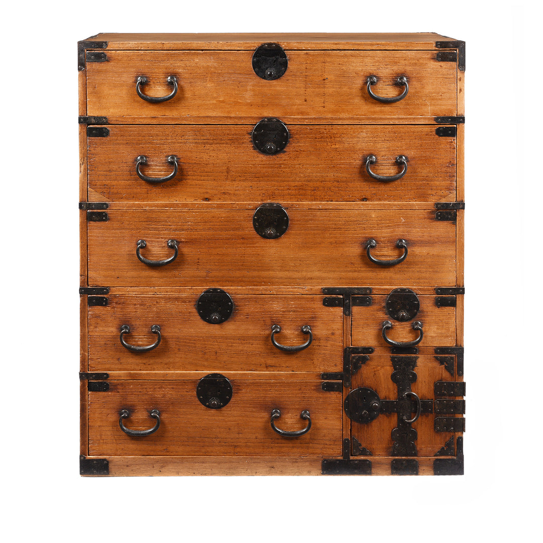 Japanese Chest - Japanese Choba Dansu  - Meiji Period | Indigo Antiques