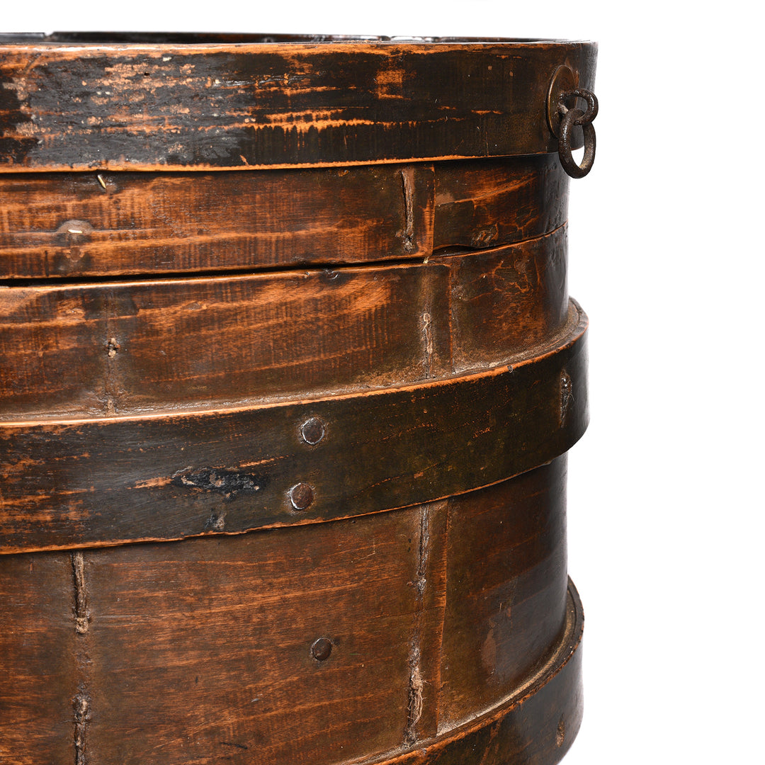 Round Storage Box From Shanxi - 19thC