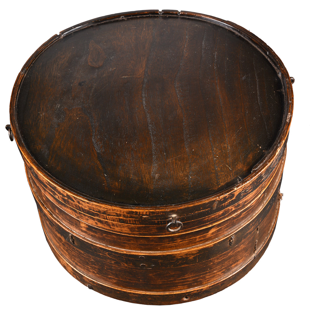 Round Storage Box From Shanxi - 19thC