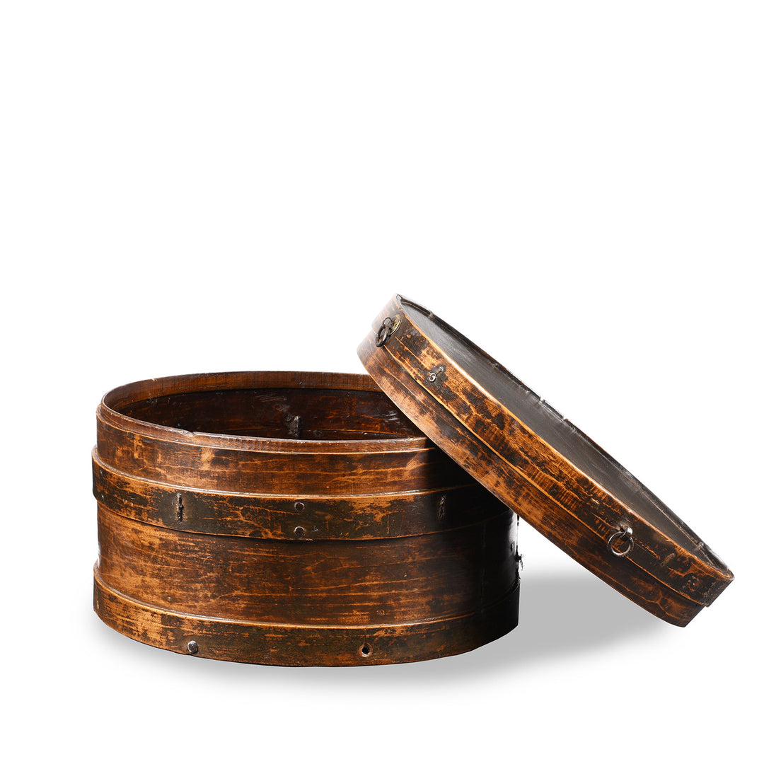 Round Storage Box From Shanxi - 19thC