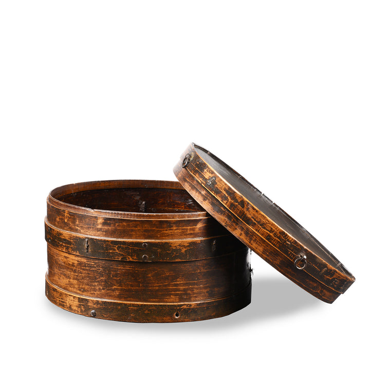 Round Storage Box From Shanxi - 19thC