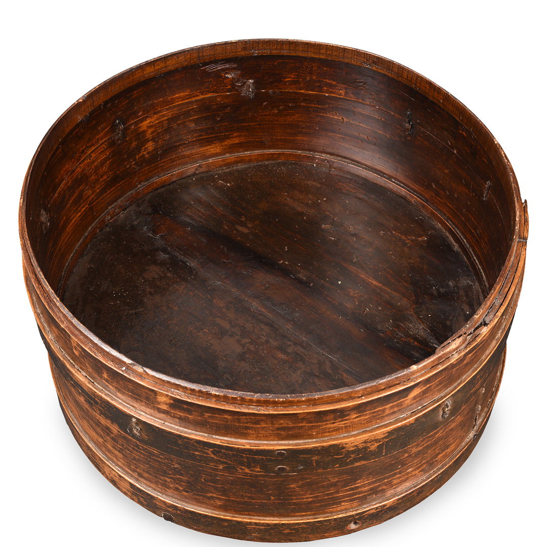 Round Storage Box From Shanxi - 19thC