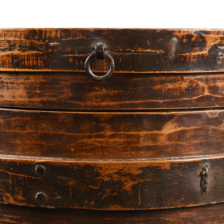 Round Storage Box From Shanxi - 19thC