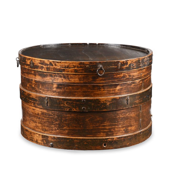 Round Storage Box From Shanxi - 19thC