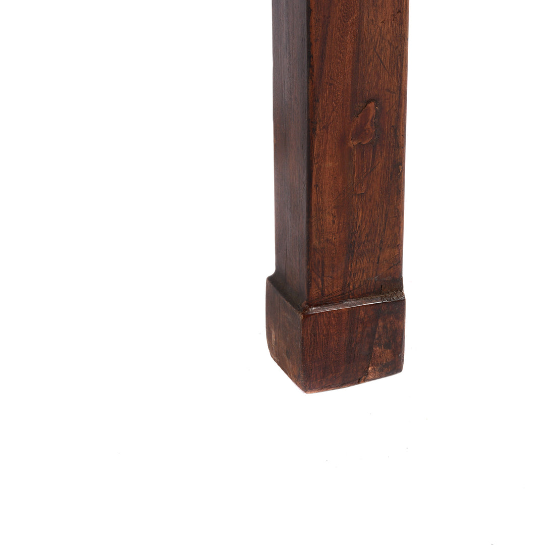 Hoof Foot Detail From Antique 3 Drawer Red Elm Console Table From Shanxi - Late 19thC | Indigo Antiques