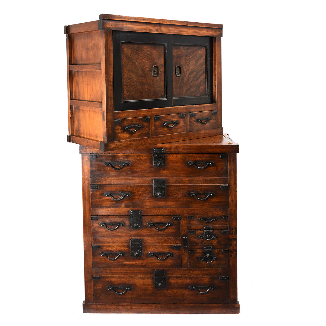 Japanese Mizuya Dansu - Meiji Period