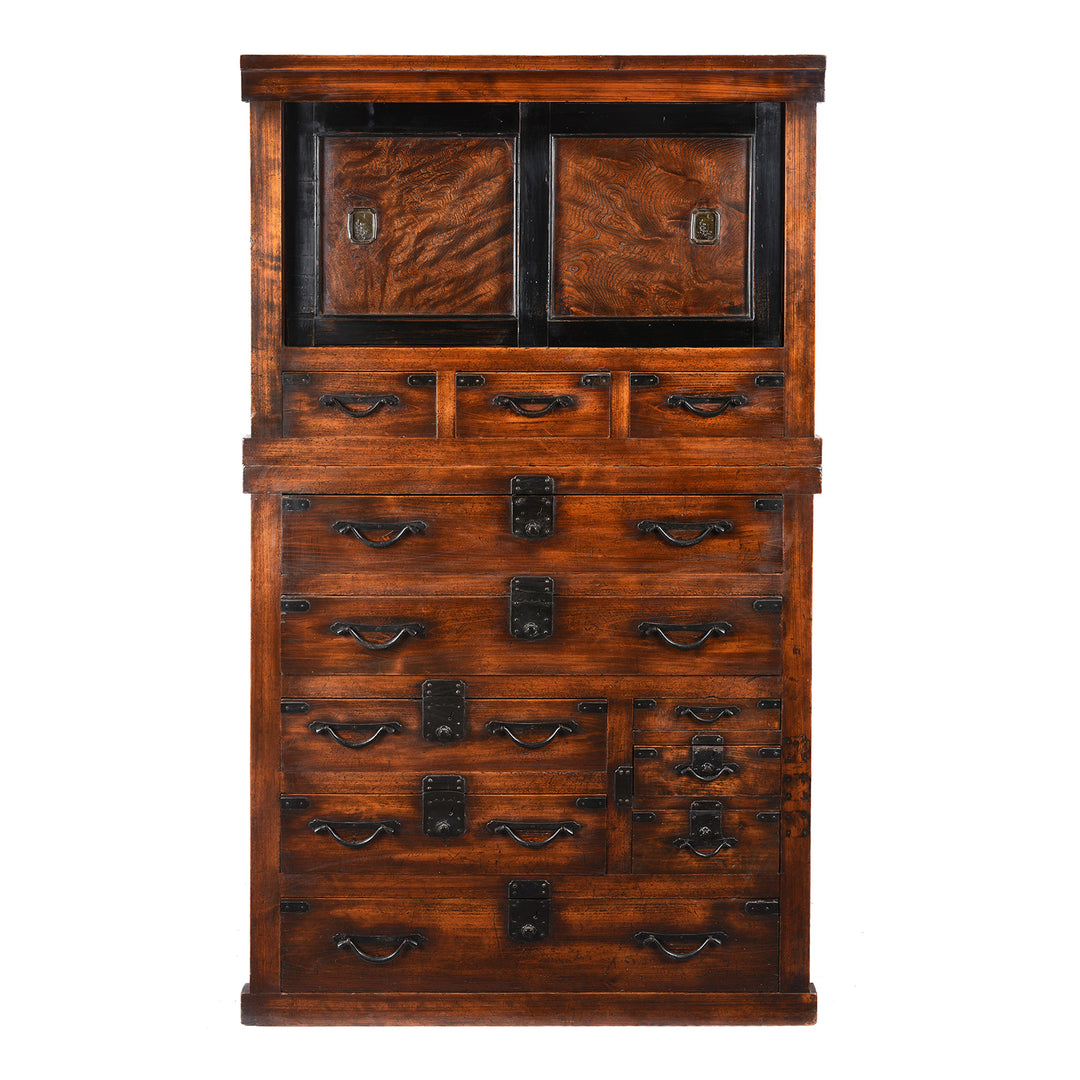 Japanese Mizuya Dansu - Meiji Period