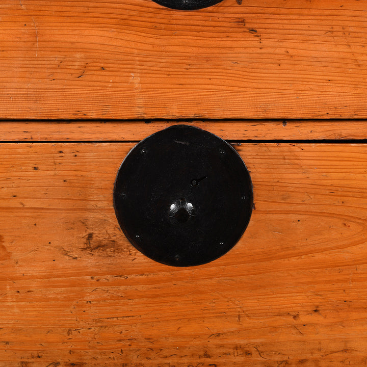 Locking Plate Detail From Japanese Isho Dansu - From Tokyo - Late Meiji Period | Indigo Antiques