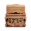 Gilt Wooden Burmese Manuscript Box - Mid 20th Century