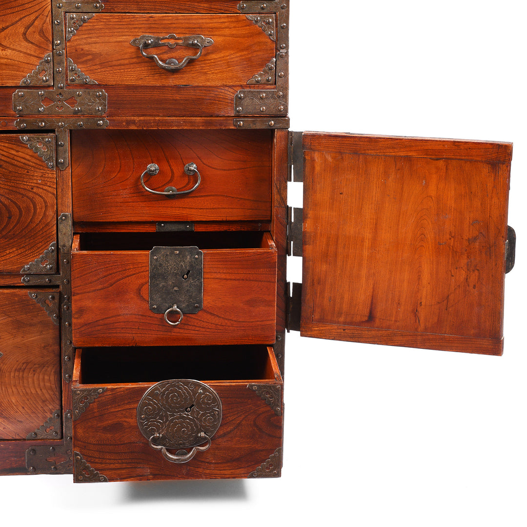Drawers From Antique Isho Dansu from Sendai Province - Early 20thC | Indigo Antiques