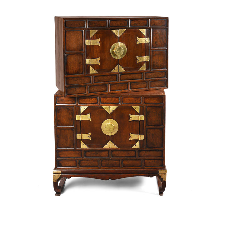 Korean Burr Elm cabinet - 19thC | Indigo Antiques