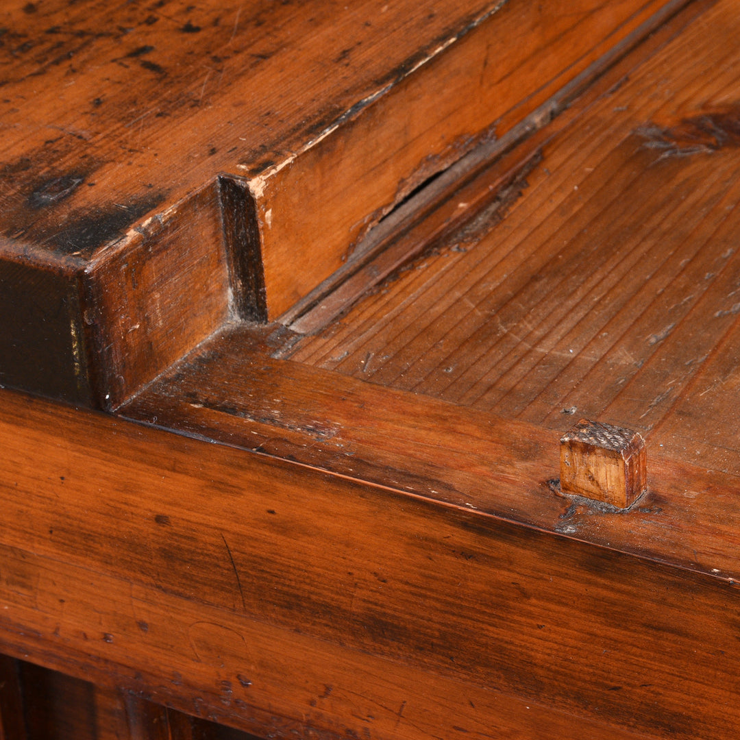 Connector Detail From Japanese Keyaki Bo Dansu Cabinet - Meiji Period | Indigo Antiques
