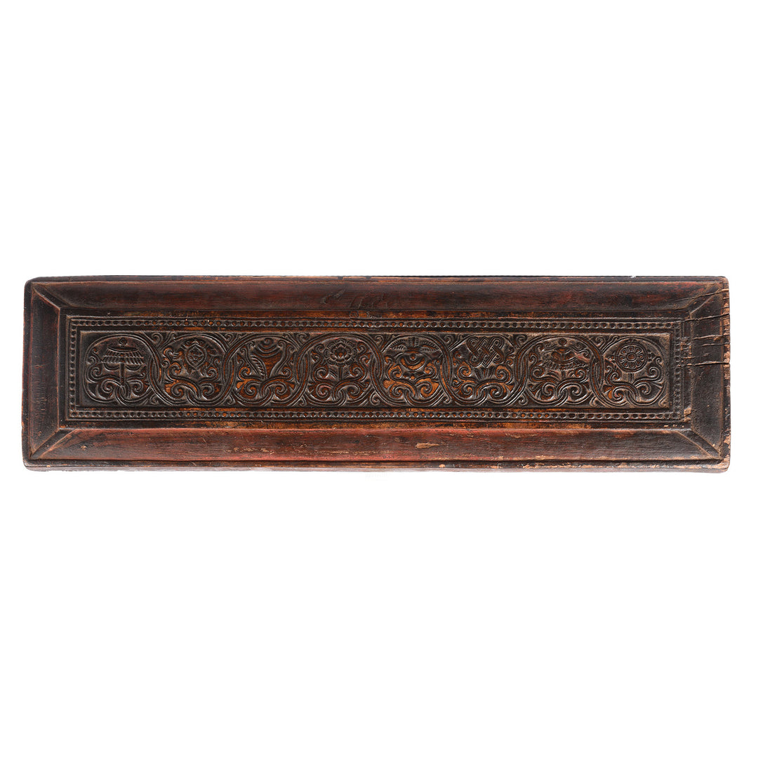 Antique Tibetan Sutra Prayer Book  Cover - 19th Century | Indigo Antiques