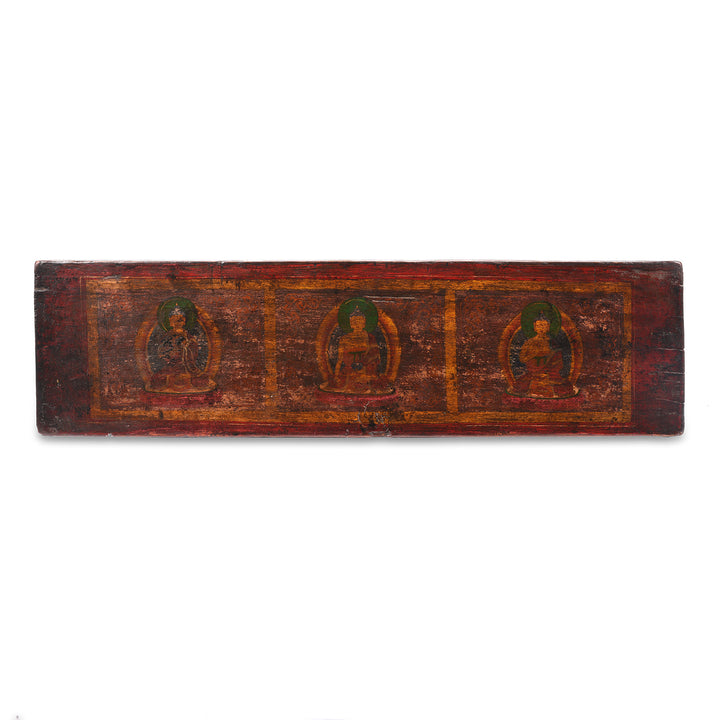 Antique Tibetan Sutra Prayer Book  Cover - 19th Century | Indigo Antiques