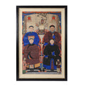 Framed Chinese Ancestor Painting - 19th Century