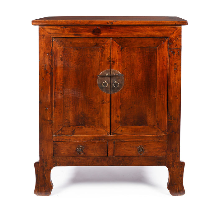 Antique Walnut Chinese Gansu Cabinet - 19th Century | Indigo Antiques