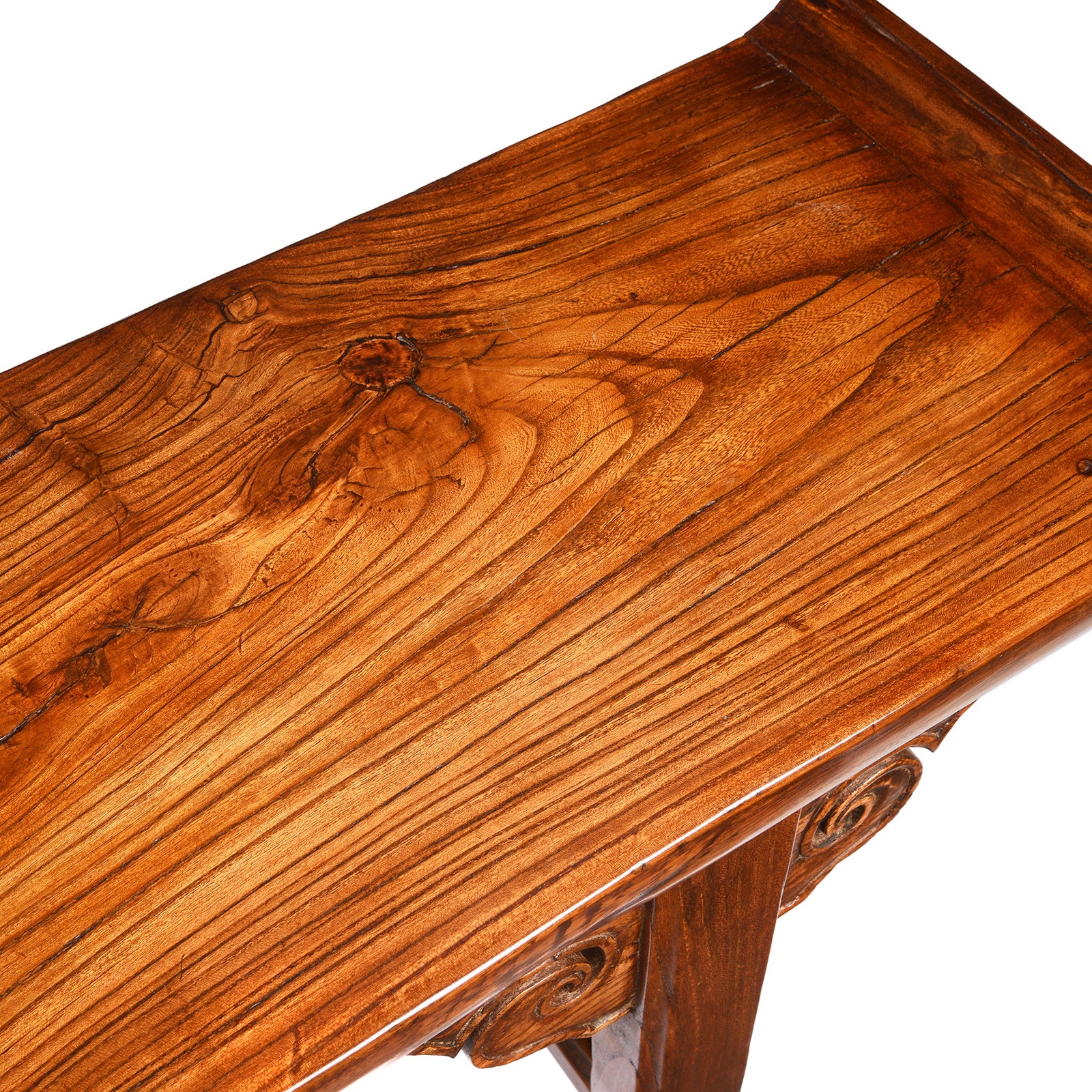 Red Elm Altar Table From Jiangsu 19th Century Indigo Antiques