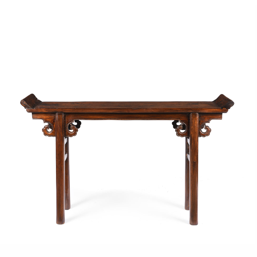 Antique Poplar & Pawlownia  Chinese Altar Table From Shandong - 19th Century