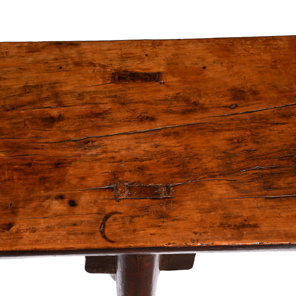 Lacquered Cypress Altar Table From Shanxi - 19th Century