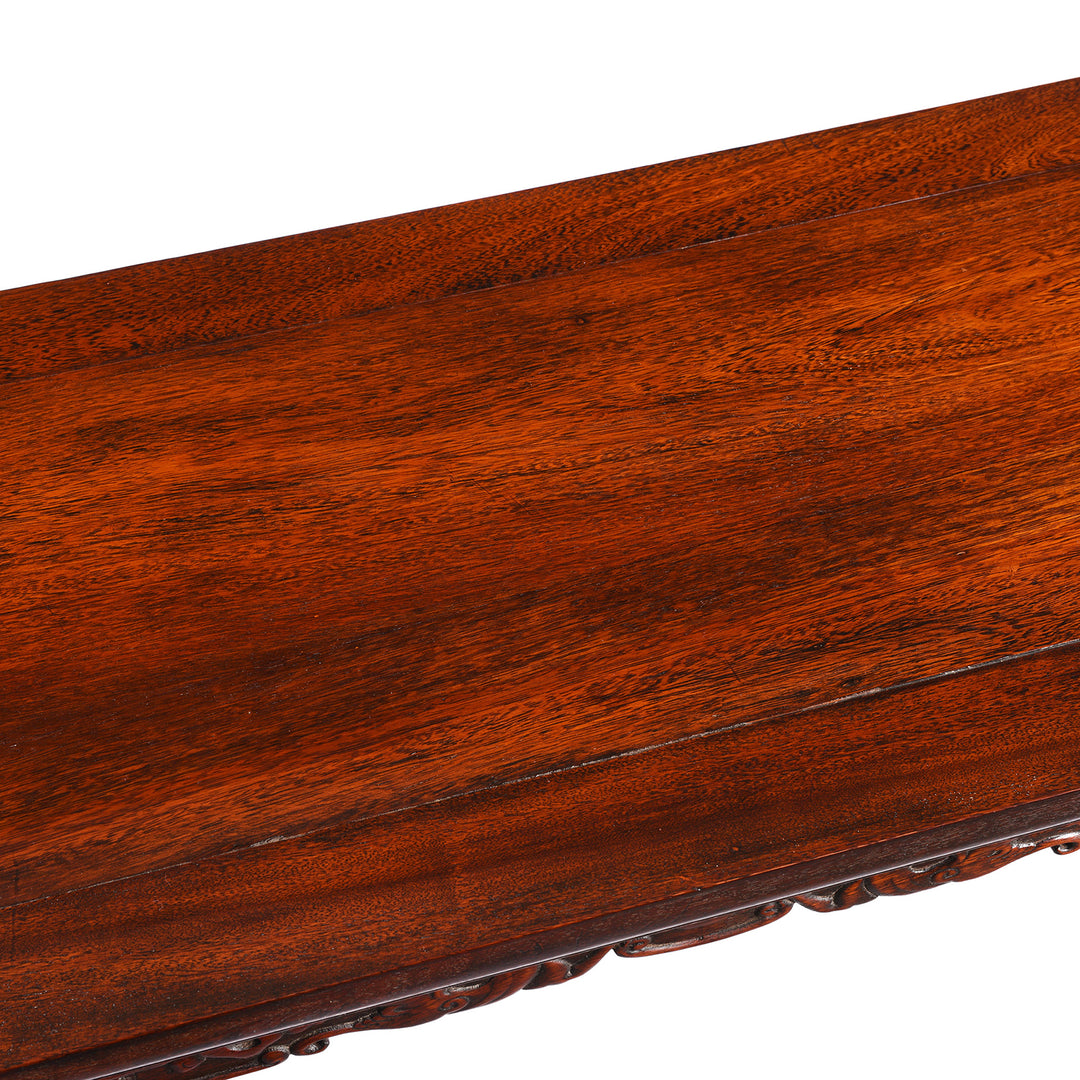 Surface Top Detail From Reproduction Rosewood Altar Table | Indigo Antiques