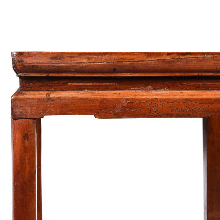 Corner Detail From Antique Chinese Flower Stand from Jiangsu - 19th Century | Indigo Antiques